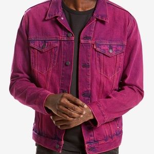 Levi’s Overdyed Neon Pink Denim Jacket
